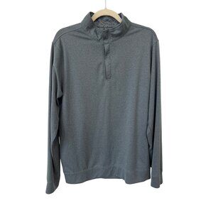 Swannies Quarter Zip Pullover Shirt Size Medium Blue Sports Activewear Golf